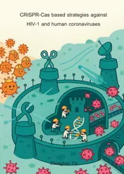 Omslag van CRISPR-Cas based strategies against HIV-1 and human coronaviruses
