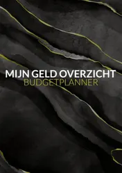 Omslag van Mijn geld overzicht - budgetplanner