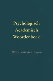Omslag van Psychologisch Academisch Woordenboek