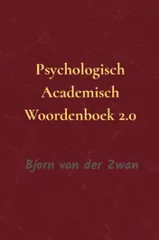 Omslag van Psychologische Academisch Woordenboek 2.0
