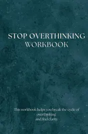 Omslag van Stop Overthinking - Workbook