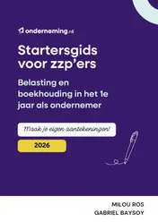 Omslag van Startersgids voor zzp'ers