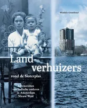 Omslag van Landverhuizers-Luxe editie met kleurenfoto's