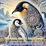 Omslag van Mandala dieren kleurboek (hardcover)