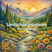 Omslag van Landschap kleurboek voor volwassenen