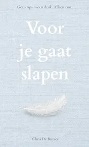 Omslag van Voor je gaat slapen