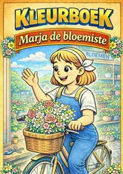 Omslag van Kleurboek, Marja de bloemiste