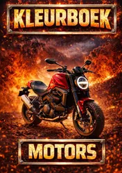 Omslag van Kleurboek, Motors
