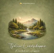 Omslag van Tijdloze Landschappen kleurboek