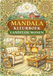 Omslag van Mandala kleurboek, Landelijk wonen