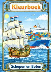 Omslag van Kleurboek, boten en schepen.
