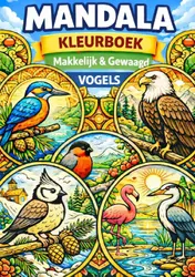 Omslag van Mandala Kleurboek | Eenvoudig & Krachtvol – Vogels