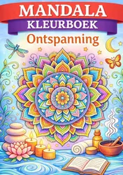 Omslag van Mandala kleurboek, Ontspanning