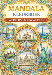 Omslag van Mandala kleurboek, Wereldse bouwwerken