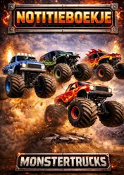 Omslag van Notitieboekje, Monstertrucks