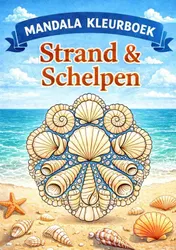 Omslag van Mandala kleurboek, Strand & schelpen