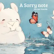 Omslag van A sorry note
