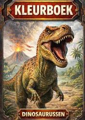 Omslag van Kleurboek, Dinosaurussen.