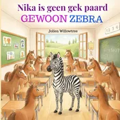 Omslag van Nika is geen gek paard-gewoon zebra