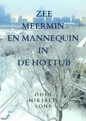 Omslag van zeemeermin en mannequin in de hottub