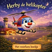 Omslag van Het voorlees boekje. Herby de helikopter.