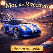 Omslag van Het voorlees boekje. Mac de raceauto