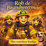 Omslag van Het voorlees boekje, Rob de brandweerman