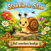 Omslag van Het voorlees boekje, Slakkie de slak