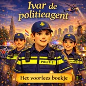 Omslag van Het voorlees boekje. Ivar de politieagent.