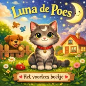 Omslag van Het voorlees boekje, Luna de poes