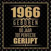 Omslag van 1966 Geboren 60 Jaar Tot Perfectie Gerijpt