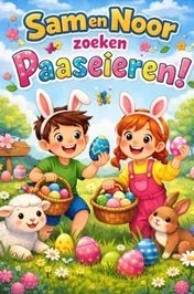 Omslag van Sam en Noor zoeken Paaseieren