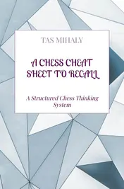 Omslag van A CHESS CHEAT SHEET TO RECALL