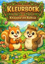 Omslag van Kleurboek, Knapsie en Babsie