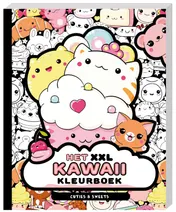 Omslag van Het XXL Kawaii kleurboek