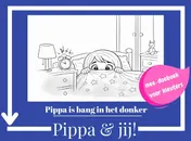 Omslag van Pippa is bang in het donker