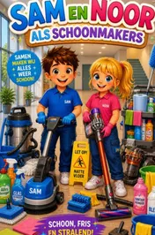 Omslag van Sam en Noor als schoonmakers