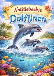 Omslag van Notitieboekje, Dolfijnen