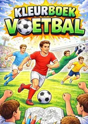 Omslag van Kleurboek, Voetbal