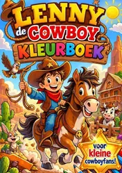 Omslag van Kleurboek, Lenny de cowboy