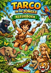 Omslag van Kleurboek, Tarco in de Jungle