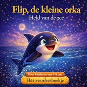 Omslag van Het voorleesboekje. Flip de Orka