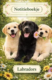 Omslag van Notitieboekje, Labradors
