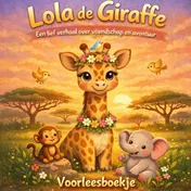 Omslag van Het voorleesboekje. Lola de giraffe
