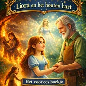 Omslag van Het voorleesboekje, Liora en het houten hart