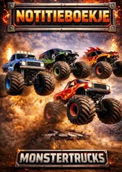 Omslag van Notitieboekje, Monstertrucks