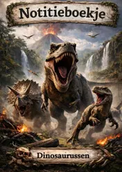 Omslag van Notitieboekje, dinosaurussen