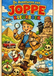 Omslag van Kleurboek, avonturen van Joppe.