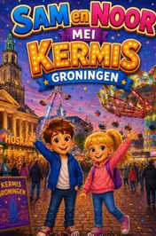 Omslag van Sam en Noor mei Kermis Groningen
