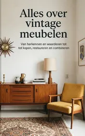 Omslag van Alles over vintage meubelen